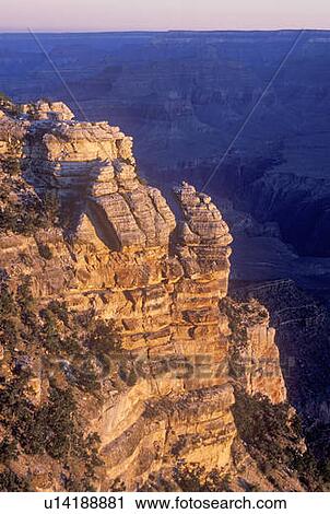 Stock Image - South Rim of the Grand Canyon, Arizona. Fotosearch
