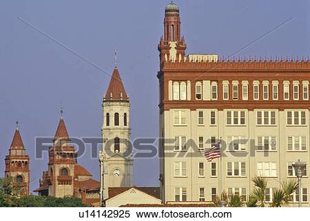St. Augustine, the oldest city in America, Florida View Large Photo Image Stock Photography - St. Augustine, the oldest city in America, Florida. Fotosearch