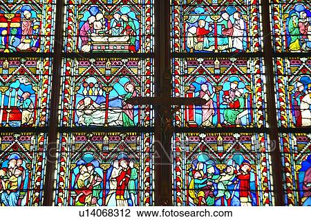 Stained glass windows View Large Photo Image Stock Image - Stained glass windows. Fotosearch