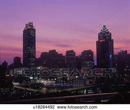 State Capitol and downtown skyline at sunset in Atlanta, Georgia View Large Photo Image Stock Image - State Capitol and downtown skyline at sunset in Atlanta, Georgia. Fotosearch