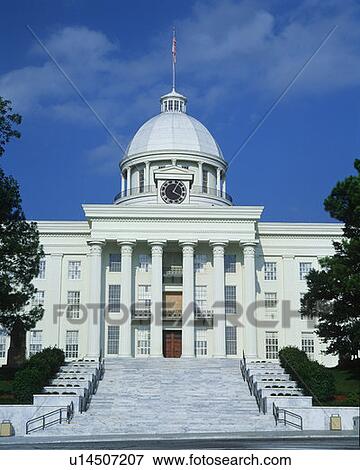 State Capitol of Alabama, Montgomery View Large Photo Image Stock Photo - State Capitol of Alabama, Montgomery. Fotosearch