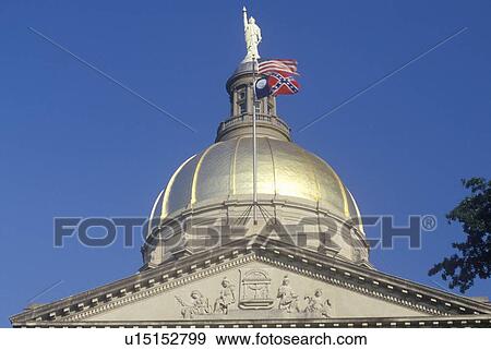 State Capitol of Georgia, Atlanta View Large Photo Image Stock Photo - State Capitol of Georgia, Atlanta. Fotosearch