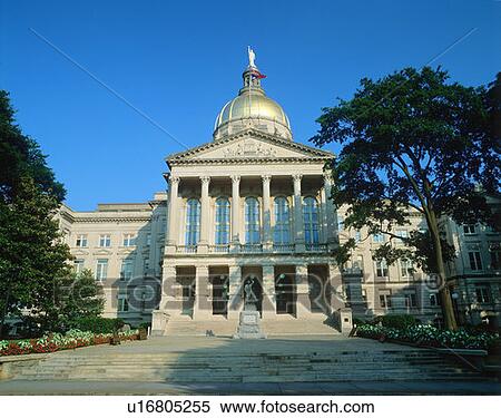 State Capitol of Georgia, Atlanta View Large Photo Image Stock Photography - State Capitol of Georgia, Atlanta. Fotosearch