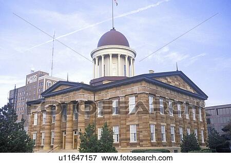 State Capitol of Illinois, Springfield View Large Photo Image Stock Photo - State Capitol of Illinois, Springfield. Fotosearch