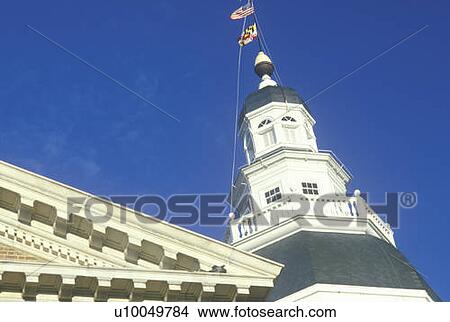Picture - State Capitol of Maryland, Annapolis. Fotosearch
