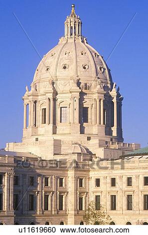 Stock Image - State Capitol of Minnesota, St. Paul. Fotosearch