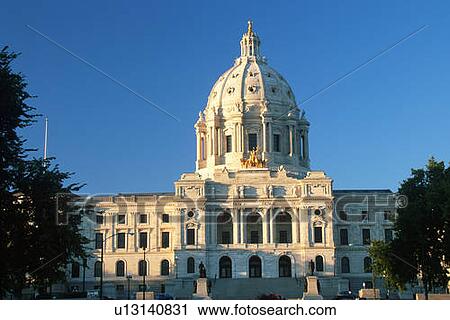 Stock Image - State Capitol of Minnesota, St. Paul. Fotosearch