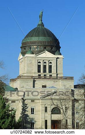 Stock Image - State Capitol of Montana, Helena. Fotosearch