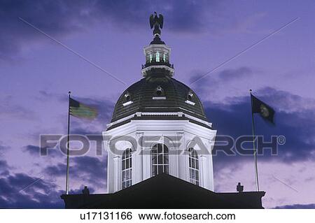 Stock Photograph - State Capitol of New Hampshire, Concord. Fotosearch