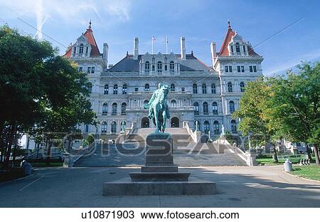 State Capitol of New York, Albany View Large Photo Image Stock Image - State Capitol of New York, Albany. Fotosearch