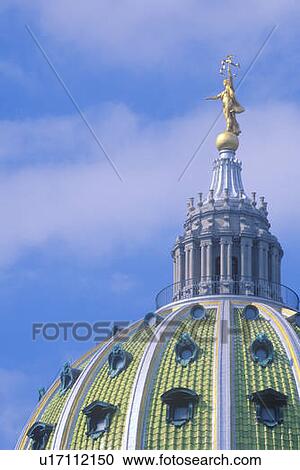 Stock Image - State Capitol of Pennsylvania, Harrisburg. Fotosearch