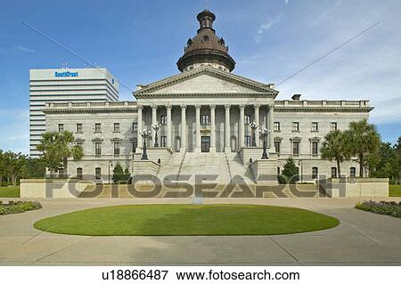 Stock Photo - State Capitol of South Carolina, Columbia. Fotosearch