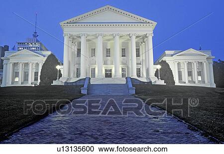 Stock Image - State Capitol of Virginia, Richmond. Fotosearch