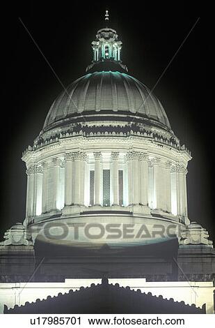 Stock Image - State Capitol of Washington, Olympia. Fotosearch