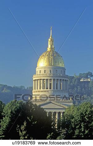 State Capitol of West Virginia, Charleston View Large Photo Image Stock Photo - State Capitol of West Virginia, Charleston. Fotosearch