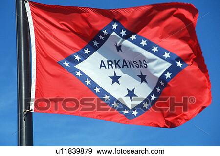 Stock Photo - State Flag of Arkansas. Fotosearch