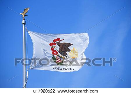 State Flag of Illinois View Large Photo Image Stock Image - State Flag of Illinois. Fotosearch