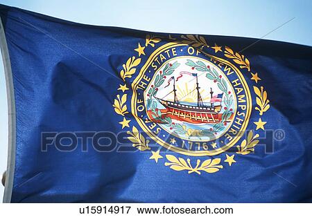 Stock Photo - State Flag of New Hampshire. Fotosearch