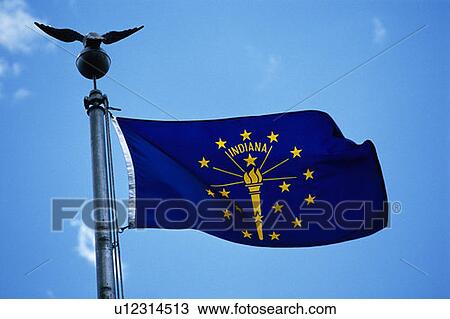State Flag waving in the wind View Large Photo Image Stock Image - State Flag waving in the wind. Fotosearch