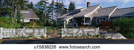 Stock Photograph - Suburban Home. Fotosearch