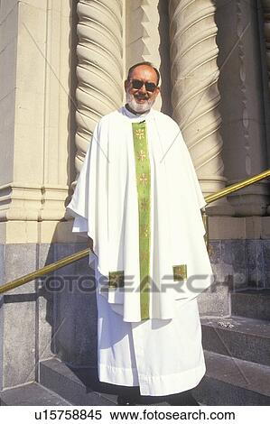 Stock Photography - Sunday morning church at the St. Peter and Paul Church. Fotosearch