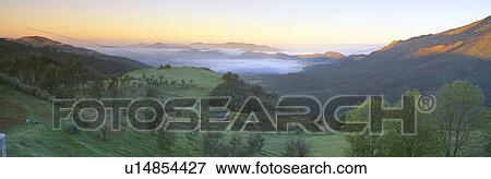 Stock Photo - Sunrise across San Fernando Valley, California. Fotosearch
