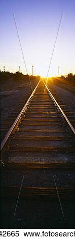 Sunrise over railroad tracks near Fillmore, California View Large Photo Image Stock Photography - Sunrise over railroad tracks near Fillmore, California. Fotosearch
