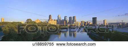 Stock Photography - Sunset, Philadelphia, Pennsylvania. Fotosearch