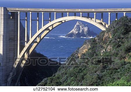 The Bixby Bridge in Big Sur, Northern California View Large Photo Image Picture - The Bixby Bridge in Big Sur, Northern California. Fotosearch