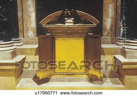 Stock Image - The Constitution of the United States, National Archives, Washington, D. C.. Fotosearch