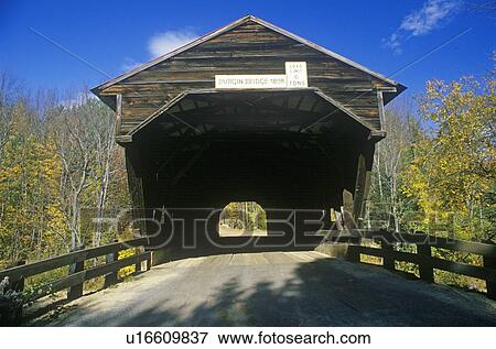 The entrance to the Durgin Covered Bridge in its autumn New Hampshire surroundings View Large Photo Image Stock Photo - The entrance to the Durgin Covered Bridge in its autumn New Hampshire surroundings. Fotosearch