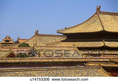The Forbidden City - rooftops View Large Photo Image Stock Photograph - The Forbidden City - rooftops. Fotosearch