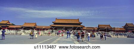The Forbidden City - Tai he men (Gate of Supreme Harmony) in Beijing View Large Photo Image Stock Photo - The Forbidden City - Tai he men (Gate of Supreme Harmony) in Beijing. Fotosearch