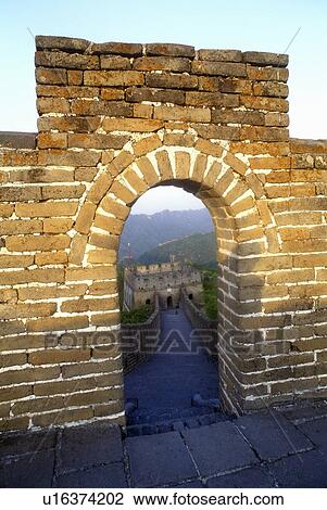 Stock Image - The Great Wall at Mutianyu. Fotosearch