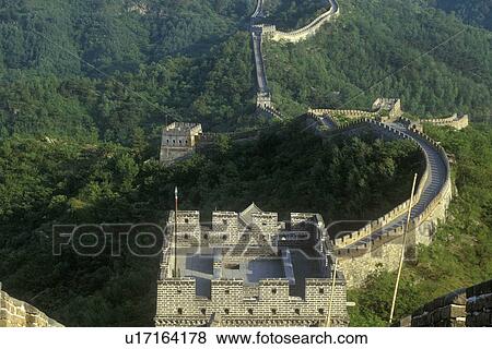 Stock Photo - The Great Wall at Mutianyu. Fotosearch