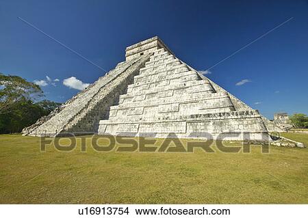 The Mayan Pyramid of Kukulkan View Large Photo Image Picture - The Mayan Pyramid of Kukulkan. Fotosearch