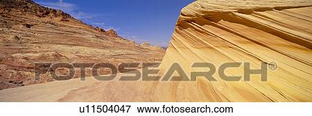 Stock Photo - The Swirl, Sandstone Stripes, BLM Land, Colorado. Fotosearch