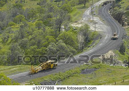 Stock Photo - The Tehachapi Train Loop. Fotosearch