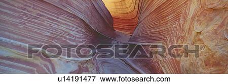 Stock Photo - The Wave, Sandstone Formation, Kenab, Utah. Fotosearch