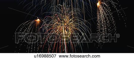 These are fireworks that took place over the Albuquerque Balloon Fiesta. View Large Photo Image Stock Photo - These are fireworks that took place over the Albuquerque Balloon Fiesta.. Fotosearch