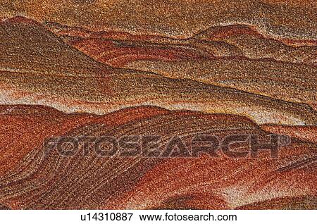 Stock Photo - These are layers of Kanab sandstone.. Fotosearch