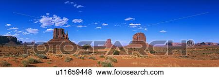Stock Photo - This is a 360 degree panoramic image of Monument Valley Navajo Tribal Park.. Fotosearch