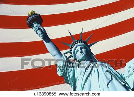 Stock Photography - This is a digitally created image of the Statue of Liberty. Fotosearch