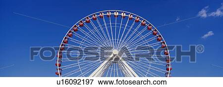 This is an aerial view of the giant Ferris wheel at Navy Pier during summer View Large Photo Image Stock Photo - This is an aerial view of the giant Ferris wheel at Navy Pier during summer. Fotosearch