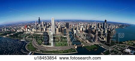 This is an aerial view of the skyline View Large Photo Image Picture - This is an aerial view of the skyline. Fotosearch