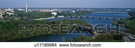 This is an aerial view of Washington D. C. View Large Photo Image Picture - This is an aerial view of Washington D. C.. Fotosearch