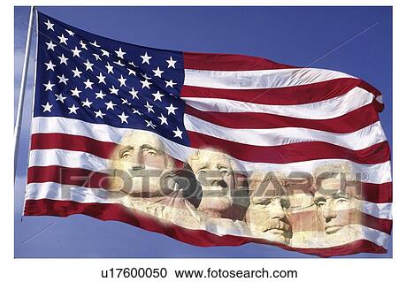This is an American flag waving in the wind set on a flagpole against a blue sky View Large Photo Image Stock Image - This is an American flag waving in the wind set on a flagpole against a blue sky. Fotosearch