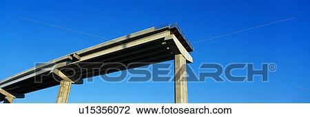 Stock Image - This is an unfinished freeway. Fotosearch