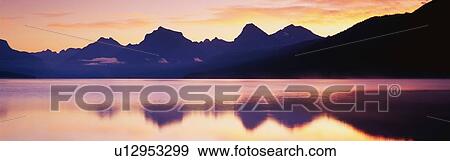 Stock Photo - This is Lake McDonald. Fotosearch