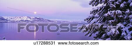 This is Lake Tahoe after a winter snow storm View Large Photo Image Stock Image - This is Lake Tahoe after a winter snow storm. Fotosearch